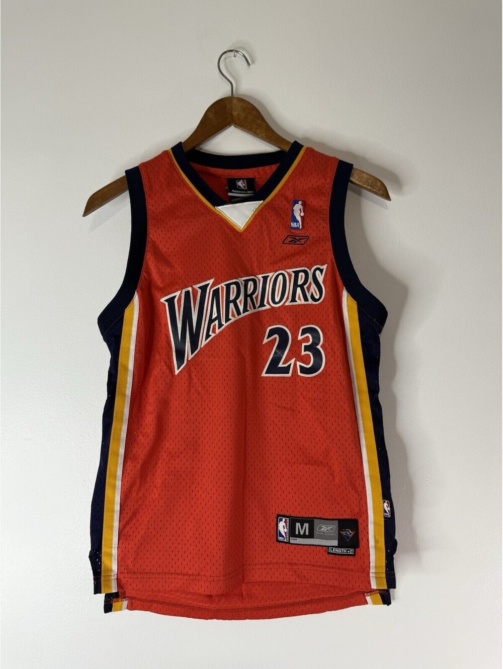 Vintage Kids Jason Richardson Orange Golden State Warriors Jersey Size Medium